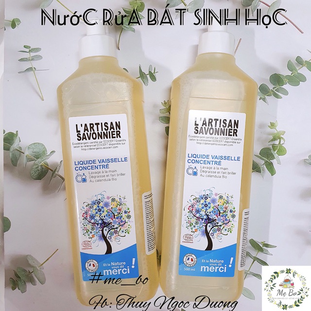 Artisan nước rửa bát sinh học 500ml 1000ml - ảnh sản phẩm 1