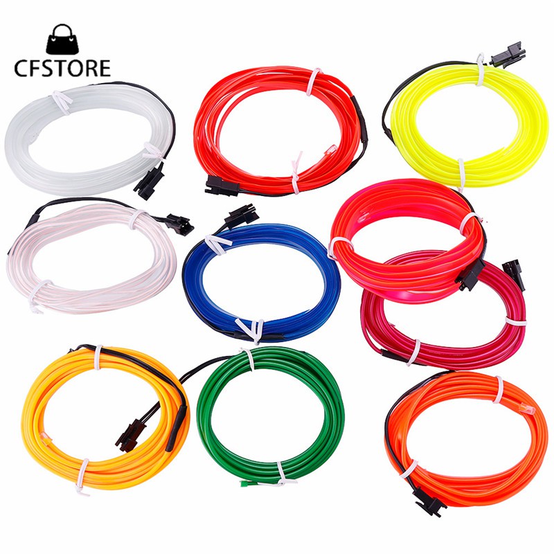 Dây đèn LED 1M 12V trang trí viền nội thất xe hơi độc đáo