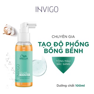 Dưỡng Chất Wella Invigo Tăng Cường Tạo Độ Phồng Cho Mái Tóc Volume Booster 100ml