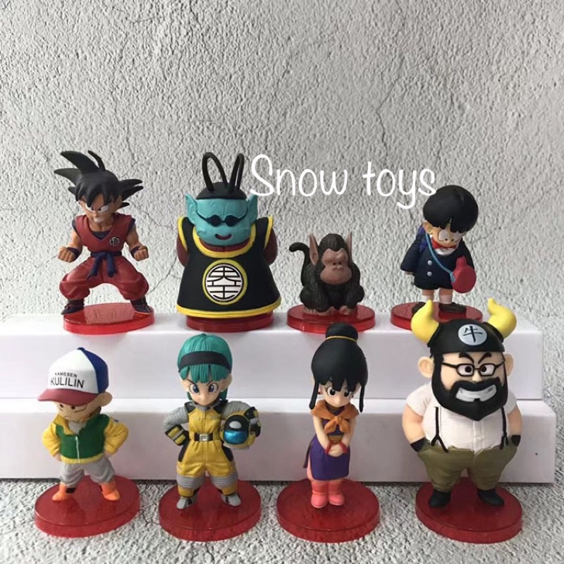 Mô hình Dragon Ball - WCF/DWC - 8 mẫu bán lẻ Goku Thần Kaio Bubbles Gohan Krillin Bulma ChiChi Ox King - Cao 4,5~9cm