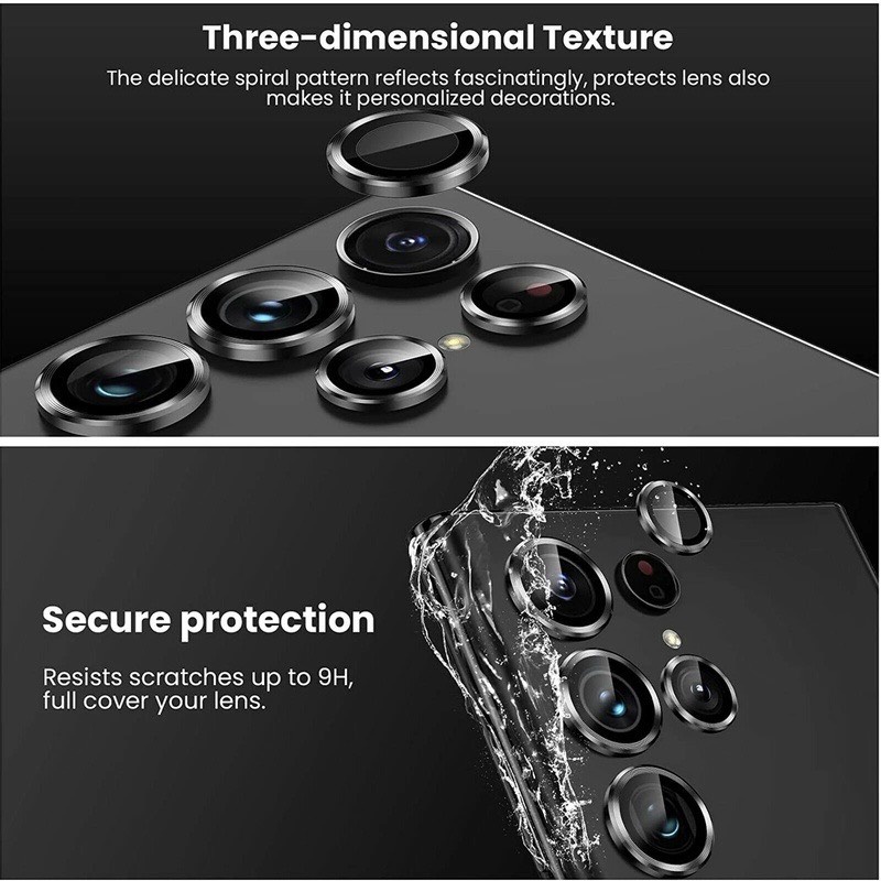 Bộ dán 5 mắt bảo vệ camera cho Samsung S22 Ultra bảo vệ siêu tốt