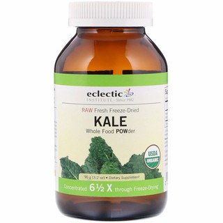 Bột cải kale hữu cơ đông khô eclectic institute