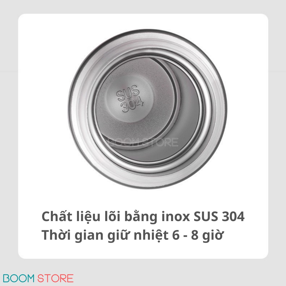 Bình giữ nhiệt 1000ml đẹp INOX 304 cao cấp, bình đựng nước giữ nhiệt thể thao Boom Store