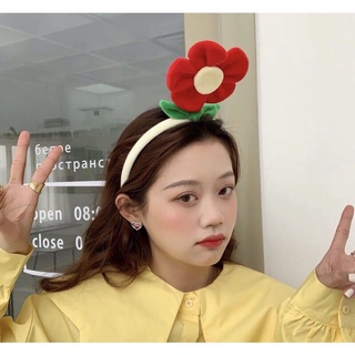 Thanh lý Cài tóc bông hoa đỏ dễ thương