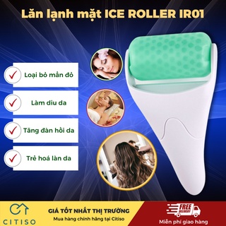 THANH LĂN ĐÁ LẠNH HÀN QUỐC, CÂY LĂN MASSAGE MẶT, GIẢM NẾP NHĂN CHỐNG LÃO HOÁ ICE ROLLER IR01