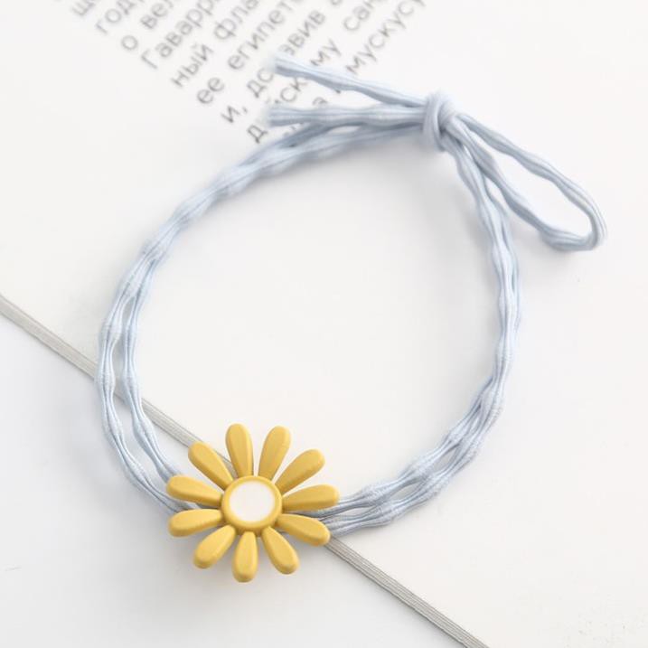 Dây cột tóc hoa cúc nhiêu màu 🌻 dây thun buộc tóc nữ Hàn Quốc