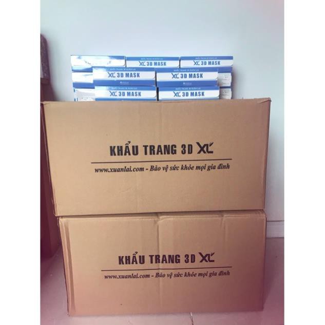 Hộp 50 Chiếc Khẩu Trang 3D MASK Chống Bụi PM 2.5 Kháng Khuẩn Xuân Lai Công Nghệ Nhật Bản | BigBuy360 - bigbuy360.vn