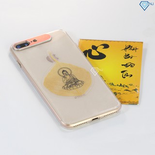 Lá bồ đề tâm Phật cầu bình an để ốp điện thoại LBD0002 - Trang Sức Bạc
