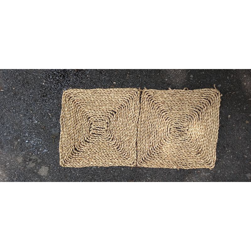 Thảm cói ô vuông rời kt 30cmx30cm