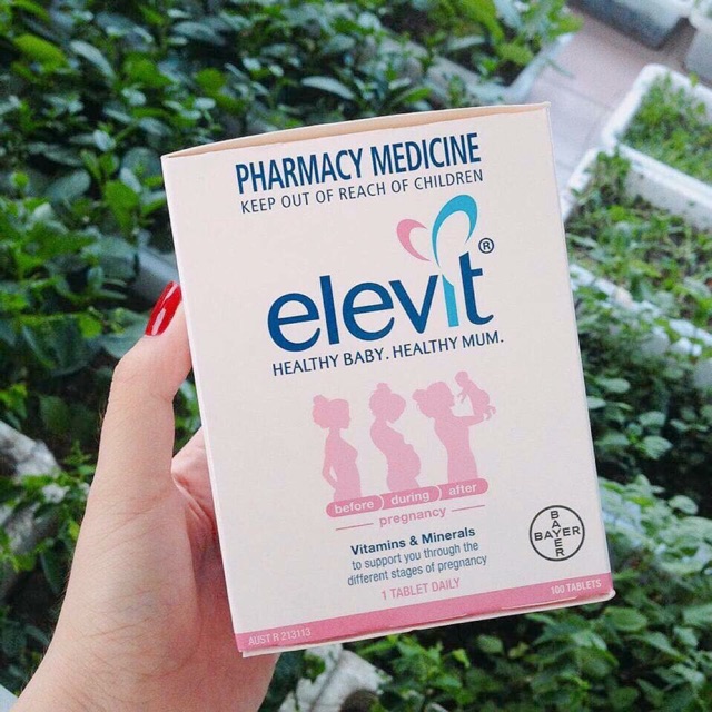 Vitamin bầu Elevit Úc 100 viên