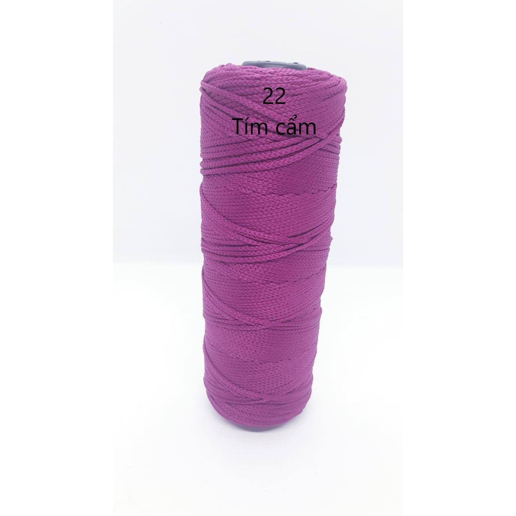 Sợi dệt ống màu trơn