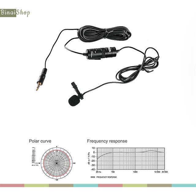 Micro gài áo cho máy quay Boya BY-M1