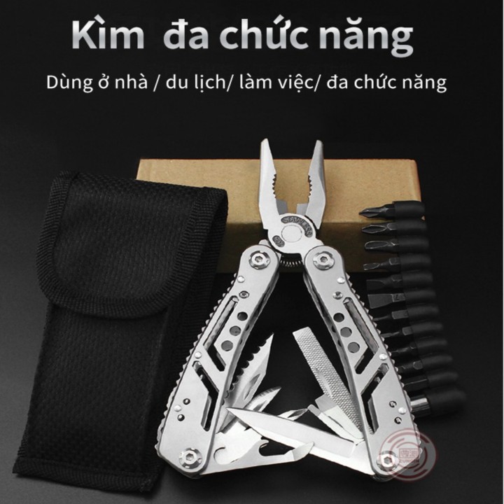 Kìm du lịch dã ngoại đa chức năng LOGO cao cấp - Đồ dùng dã ngoại