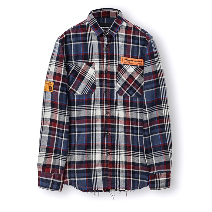 Áo Sơ Mi Nam Fallon Caro Mới Mẻ Trẻ Trung Đa Dụng Chất Vải Flannel Thoáng Mát Thấm Hút Tốt Form Regular Vừa Vặn - FAPAS