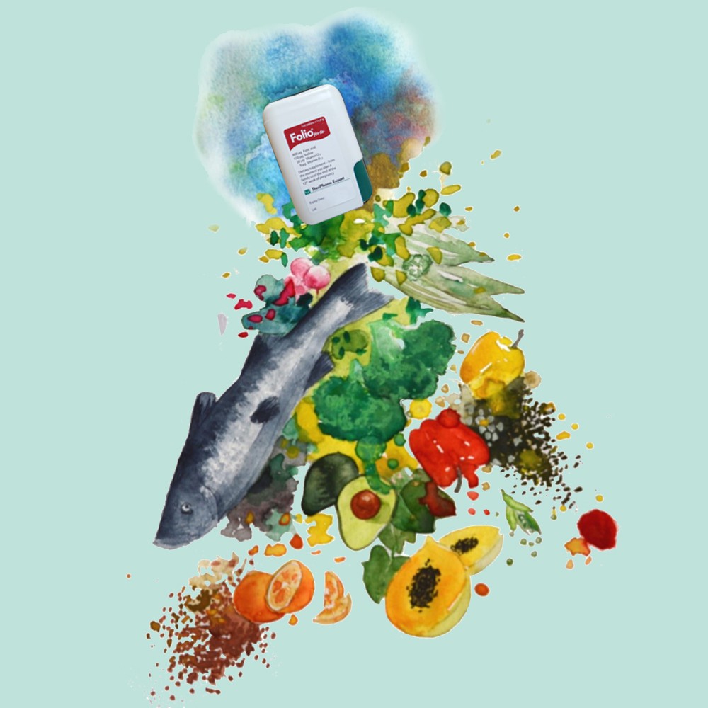 Viên uống bổ sung Acid Folic cho mẹ bầu Folio® forte - Hộp 30 viên - Dành cho phụ nữ dự định mang thai tới tuần thứ 12 | Thế Giới Skin Care