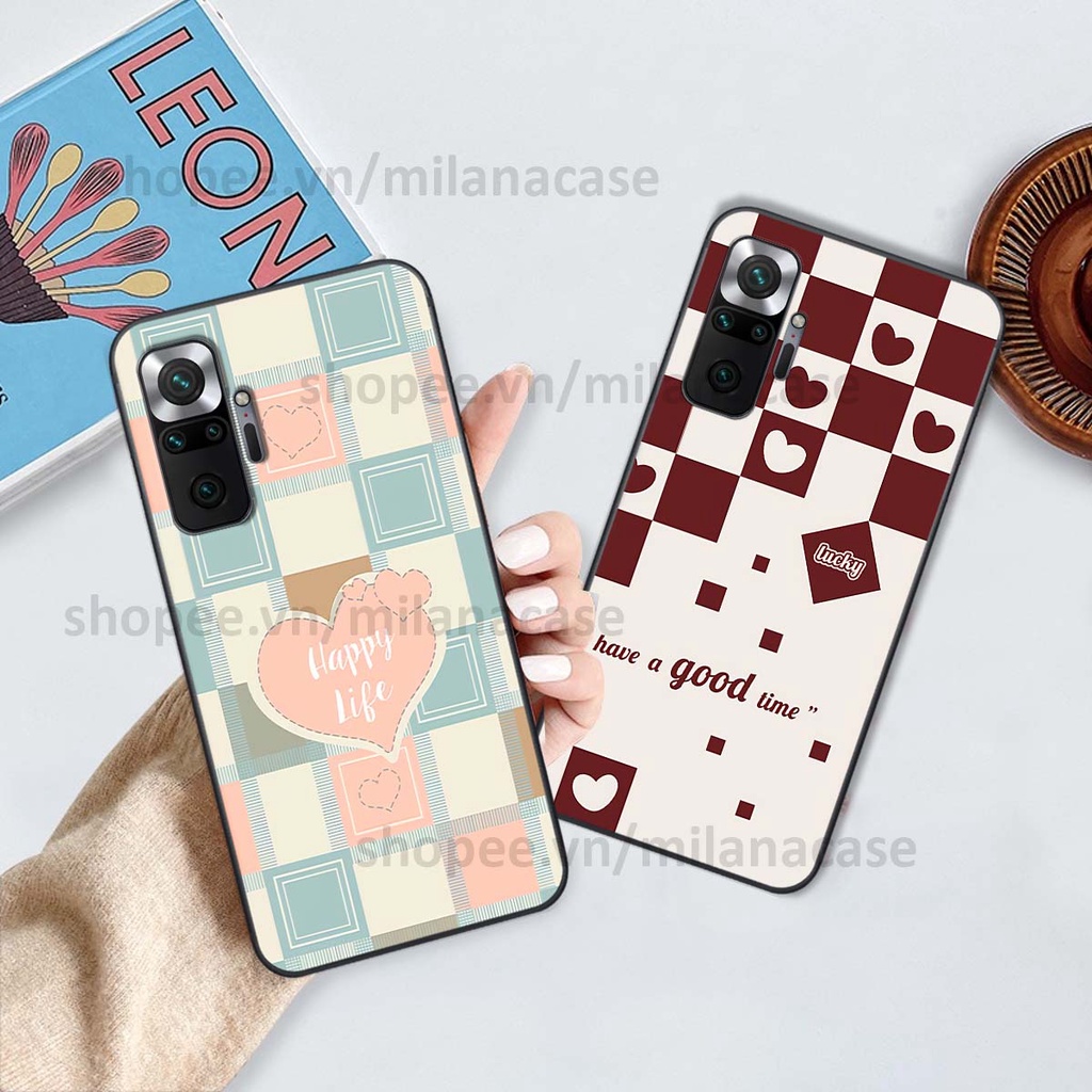 Ốp Xiaomi Redmi Note 10 / Note 10 Pro caro họa tiết nhiều màu sắc siêu đẹp thời trang cá tính