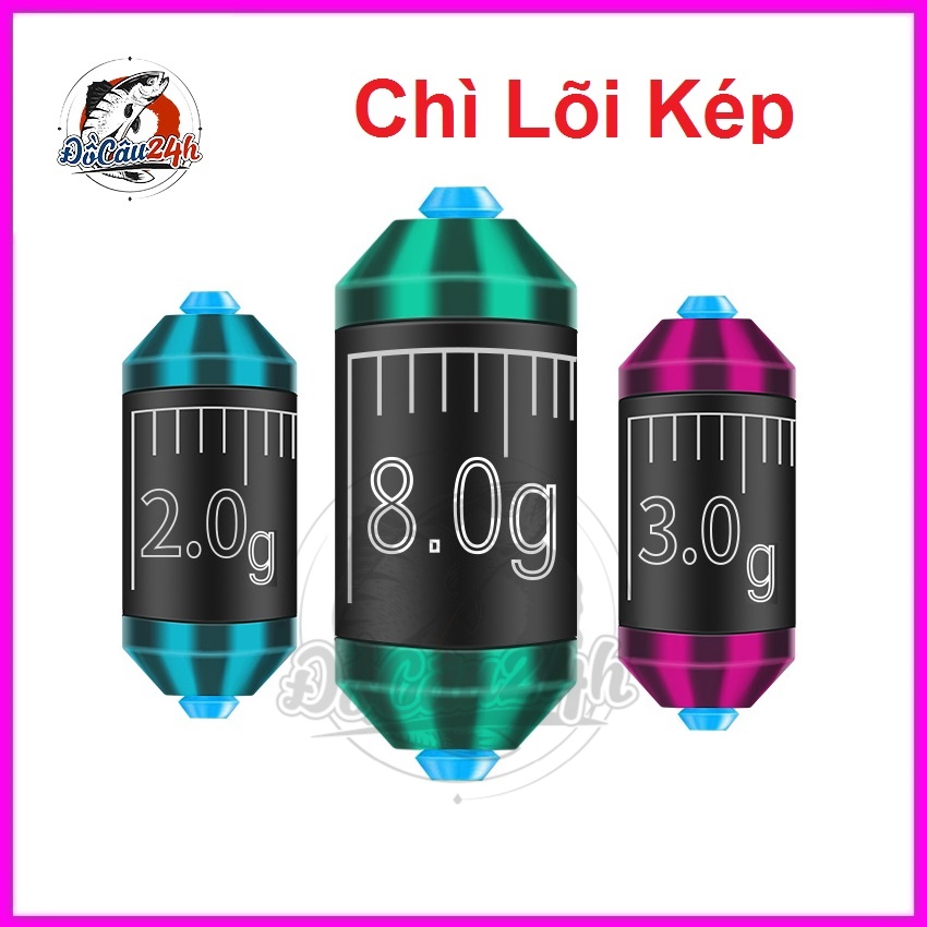 Chì Câu Cá Săn Hàng, Chì Lá Lõi Kép Chống Nổ Chuyên Câu Đài Câu Đơn Cao Cấp