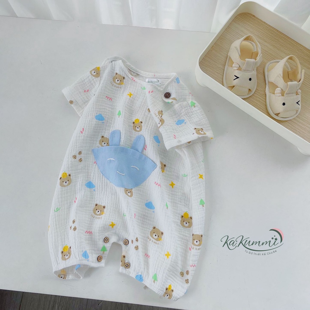 Body túi thêu mặt cười BD201 Kakummi