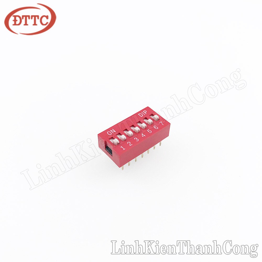 Công Tắc Bit 7P (7 Số) Màu Đỏ