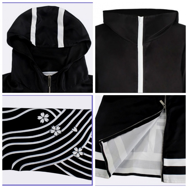 Áo kimono/ Áo choàng có mũ trùm/ Tóc giả hóa trang thành nhân vật anime Senju Kawaragi Brahman độc đáo