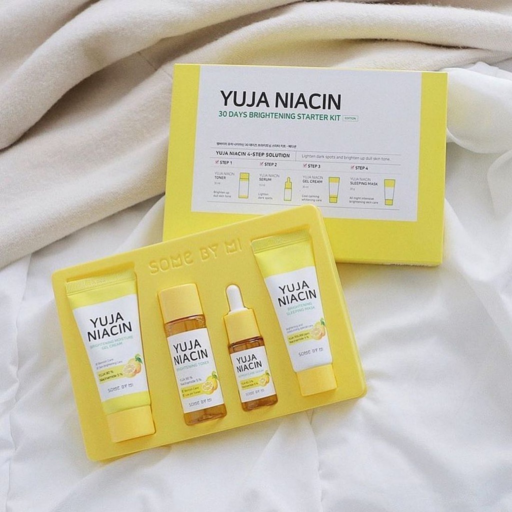 Set 4 Món Some By Mi Yuja Niacin 30 Days Brightening Starter Kit