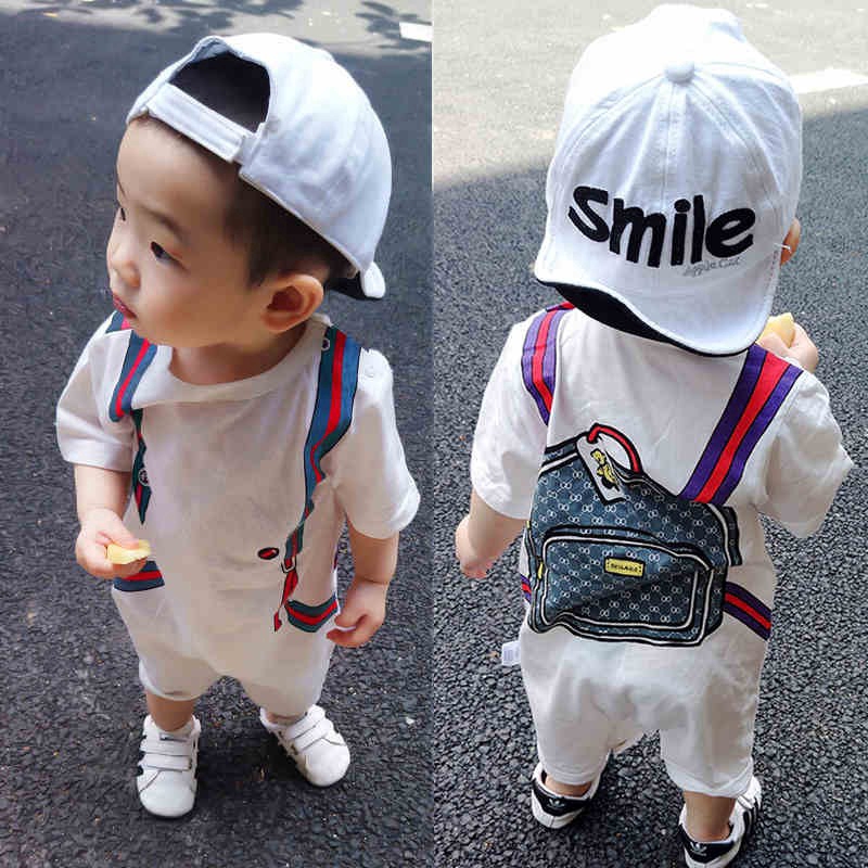 Jumpsuit Ngủ Liền Thân Dễ Thương Cho Bé Sơ Sinh Từ 0-24 Tháng Tuổi