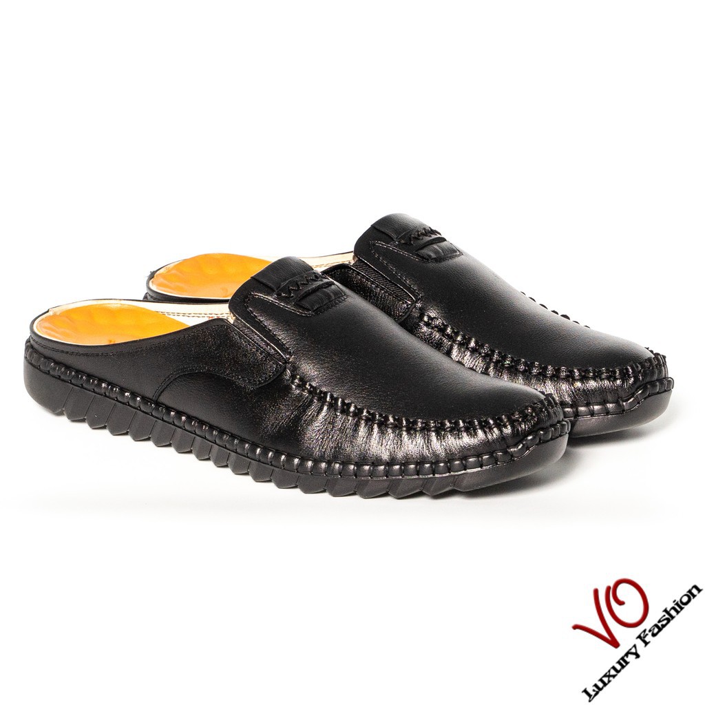 nam unisex Giày sabo_ giày sục da bò trẻ trung VO Shoes_ VO52