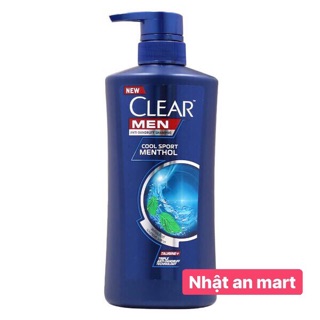 Dầu Gội Clear Men Bạc Hà 390-400ml Thái Lan
