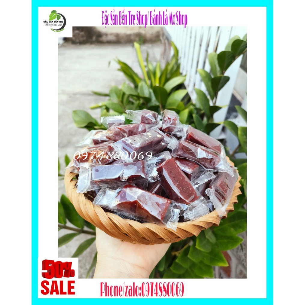 (ĐẶC SẢN BẾN TRE) 500GR KẸO CHUỐI TƯƠI NGUYÊN CHẤT KIÊN LONG- ĐẶC SẢN BẾN TRE SHOP