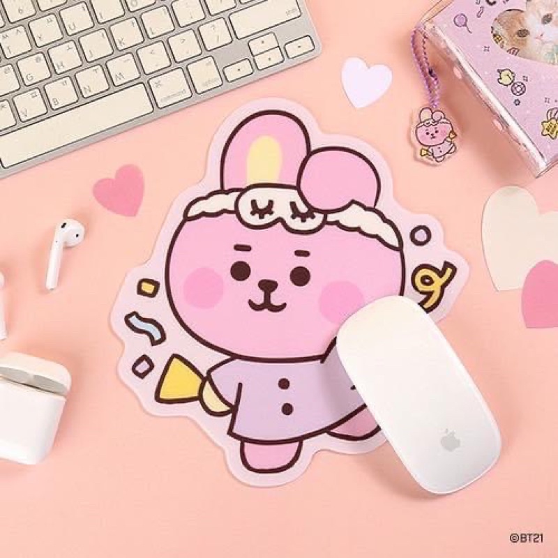 Miếng lót chuột BT21 party cooky