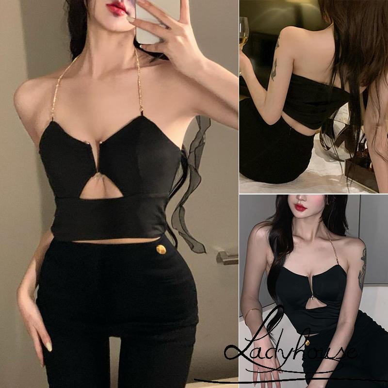 Áo Tank Top Hai Dây Dáng Ôm Thời Trang Mùa Hè Cho Bạn Gái