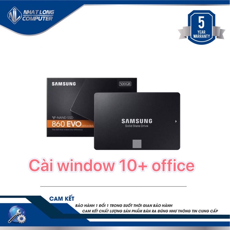 Ổ cứng SSD Samsung 500gb EVO 860/870 tháo máy.