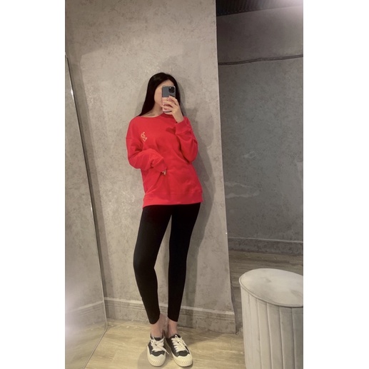 (ảnh thật) Combo Basic Big Logo Warm Overfit Sweatshirts( có bán quần phối kèm)