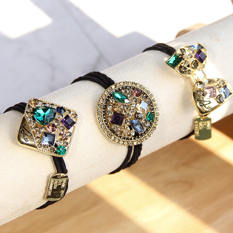 Phụ kiện cài tóc nữ hàn quốc Phụ kiện cài tóc cao su pha lê thời trang cao cấp