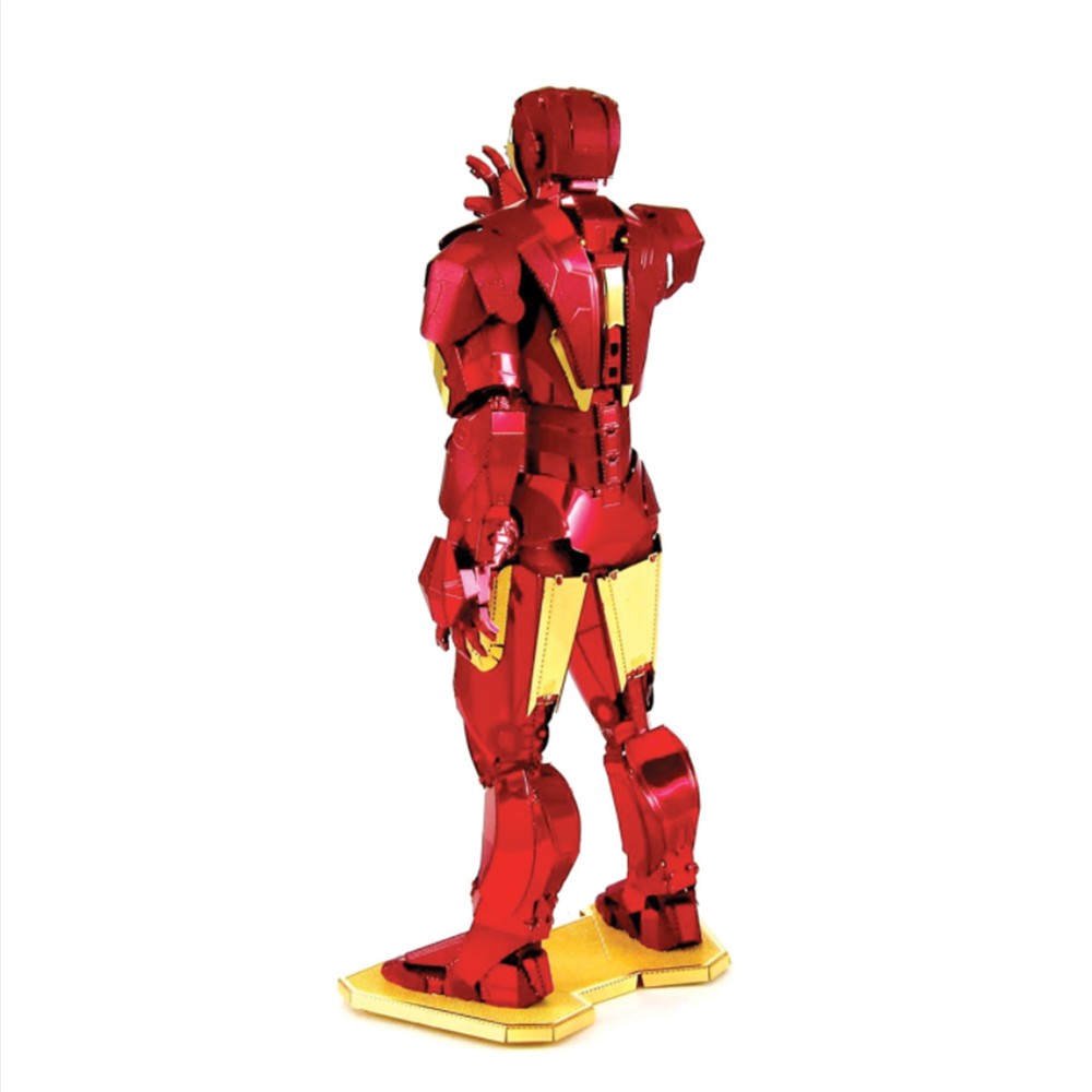 Mô hình 3D kim loại tự lắp ráp Iron man, phiên bản có màu tuyệt đẹp