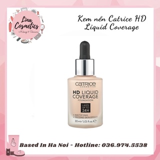 Kem Nền Che Khuyết Điểm Catrice HD Liquid Coverage Foundation