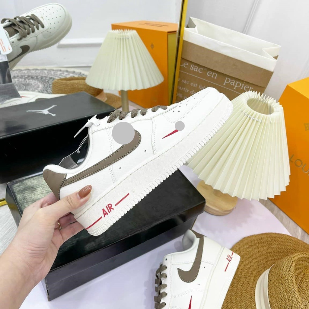 Giày thể thao AIR FORCE 1 CREAM TARMAC , Giày Air Force 1 Nâu full sz nam nữ hot trend 2022 dễ phối đồ | BigBuy360 - bigbuy360.vn