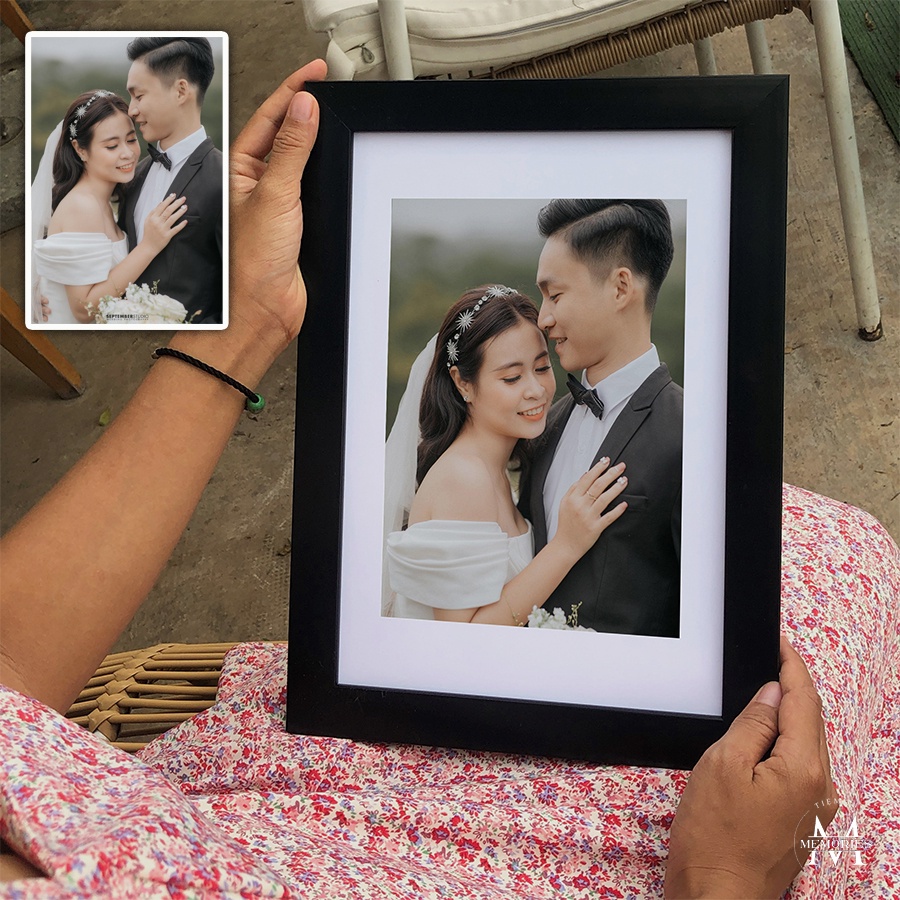 Combo in ảnh kèm khung, in hình kèm khung - size a3, a4, a5, 30x30cm - Tiệm in Memories - in hình theo yêu cầu