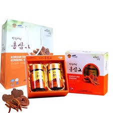 CAO HỒNG SÂM LINH CHI ACHIMADANG HÀN QUỐC HỘP 2 LỌ 250GR