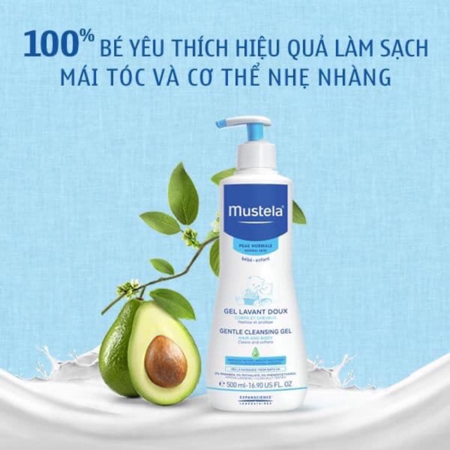 Sưa tắm mustela