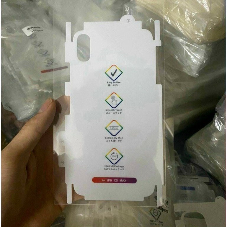 Miếng Dán PPF Cho Iphone Tự Phục Hồi Ip 7plus,8plus,x,xs,xsmax,11,11promax,12, 12 pro max,13,13promax