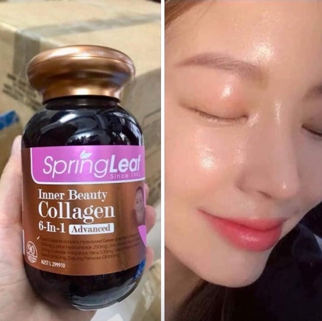 Viên uống Collagen 6in1 Leaf Spring 180 viên - ĐỦ BILL- DATE XA - Beauty Shop | Thế Giới Skin Care