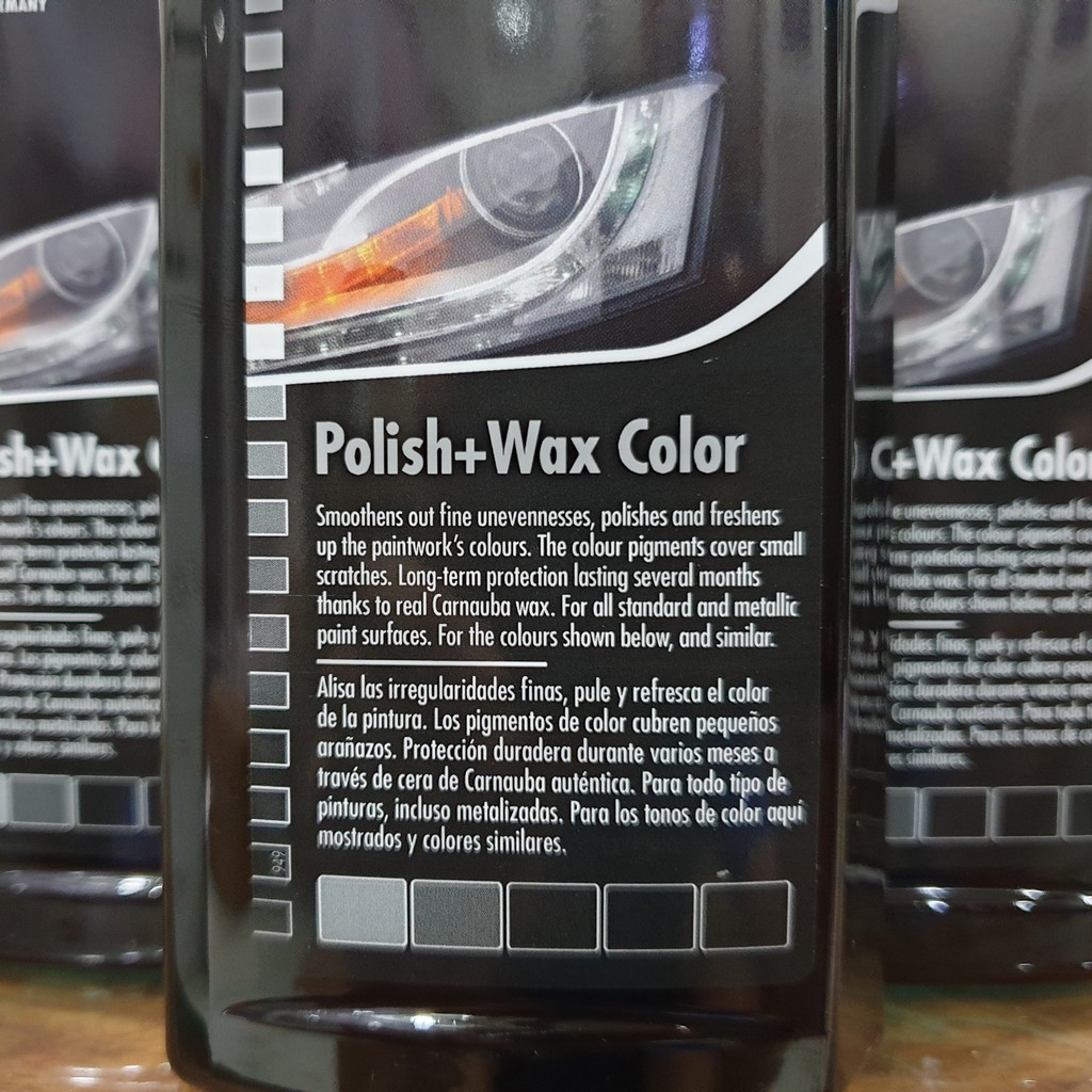 Kem đánh bóng và bảo vệ sơn xe đen Sonax polish & wax color black