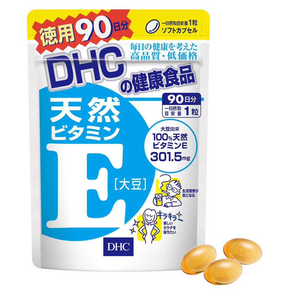 Viên Uống DHC Bổ Sung Vitamin E Natural Vitamin E Soybean