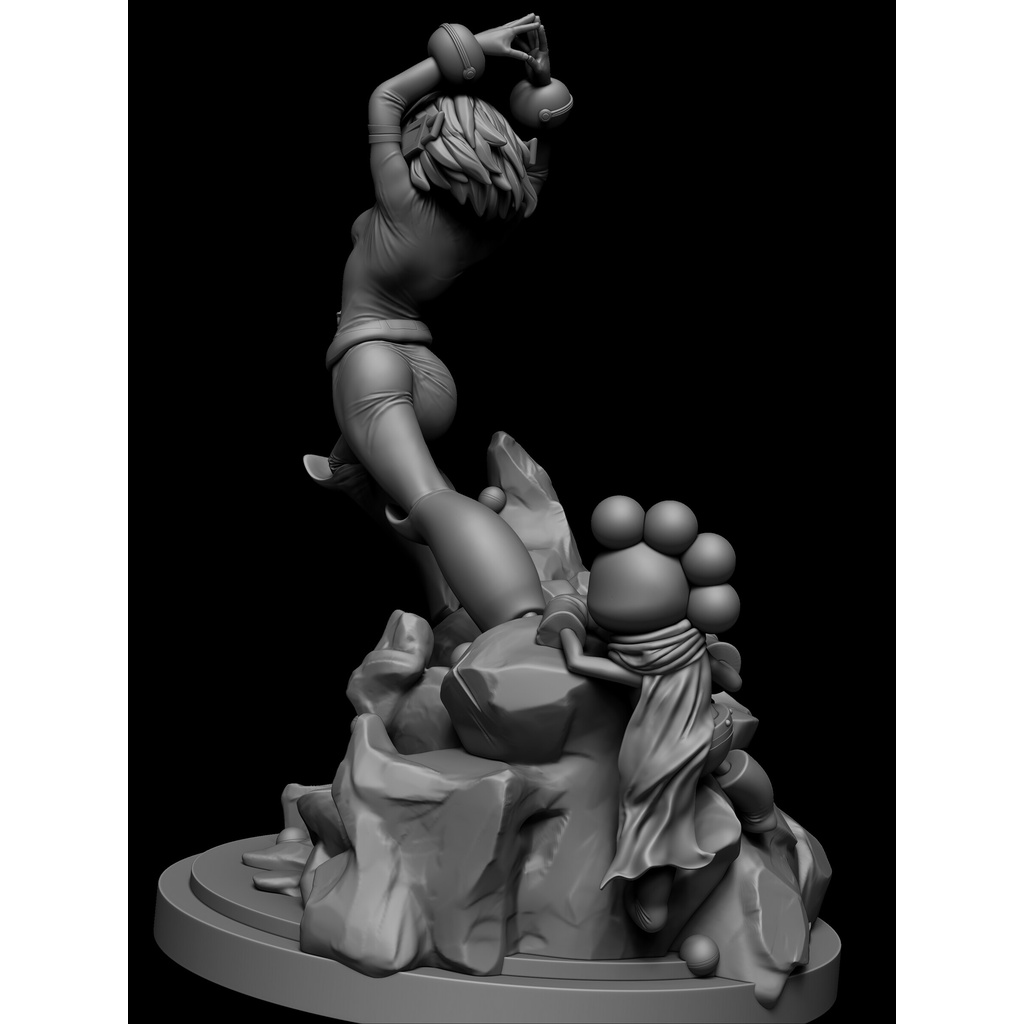 File in 3D mô hình Ochako Uraraka - My Hero Academia