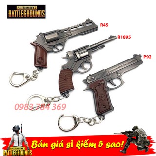 Móc Khóa Súng Lục PUBG - Kim Loại Cao Cấp(Game Pubg)