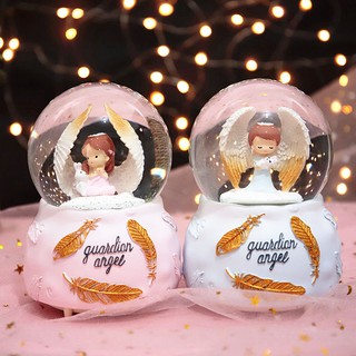 ❈℗Quả Cầu Pha Lê Phát Nhạc Hình Hoa Tuyết Xinh Xắn