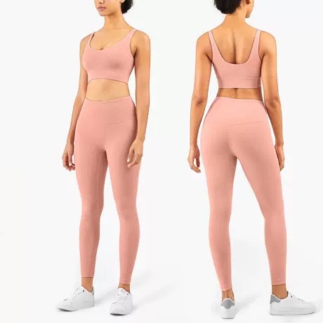 Bộ đồ 2 mảnh HOPPE FUMENG tập thể thao năng động cho nữ