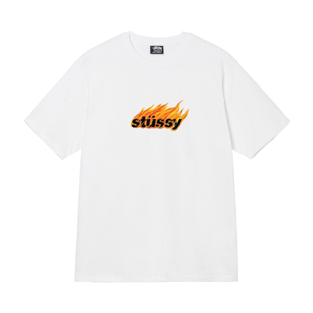 Áo Thun Stussy Flames 100% CHÍNH HÃNG - CÓ SẴN