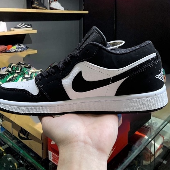 Giày thể thao sneaker Air Jordan 1 Low JD da lộn thấp  đen full  box | BigBuy360 - bigbuy360.vn
